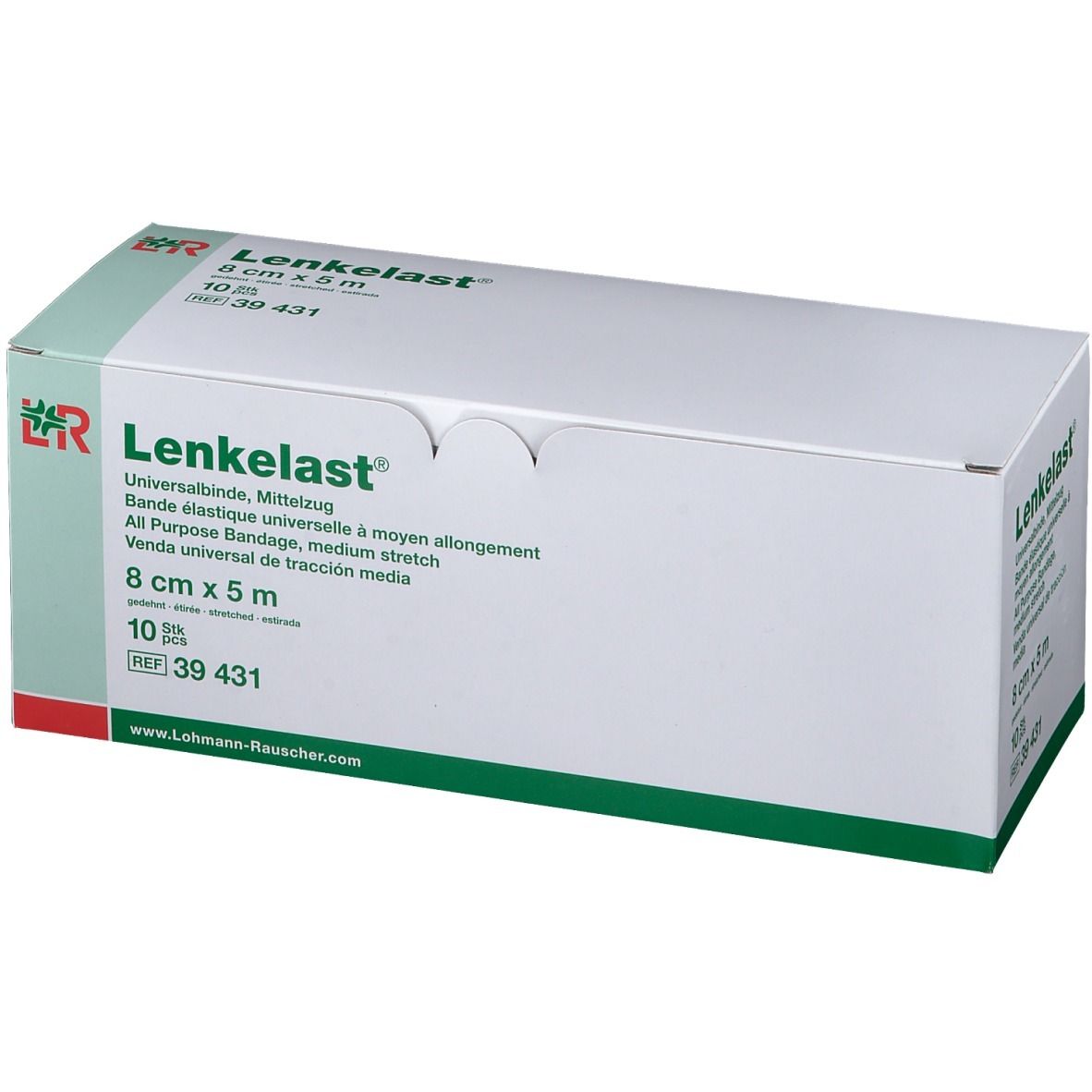 Lenkelast® - bandes à allongement modéré - 8 cm x 5 m - 1 pc