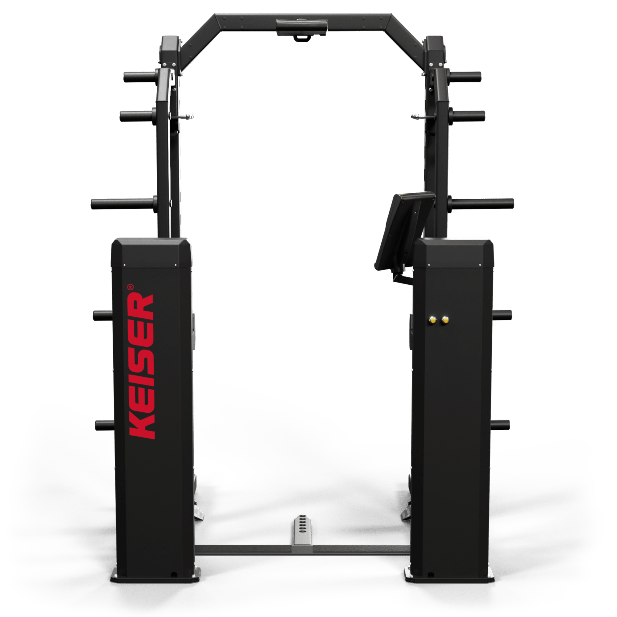 Keiser 8' Half Rack Short Base avec foot pedals - Power Display