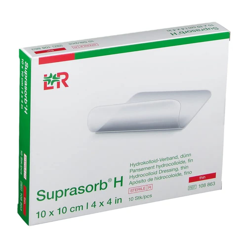 Suprasorb H Hydrocolloïd Fin - 10 x 10 cm - steriel - 10 st