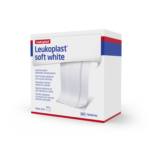 Leukoplast® soft white - rouleau - 6 cm x 5 m - 1 pc