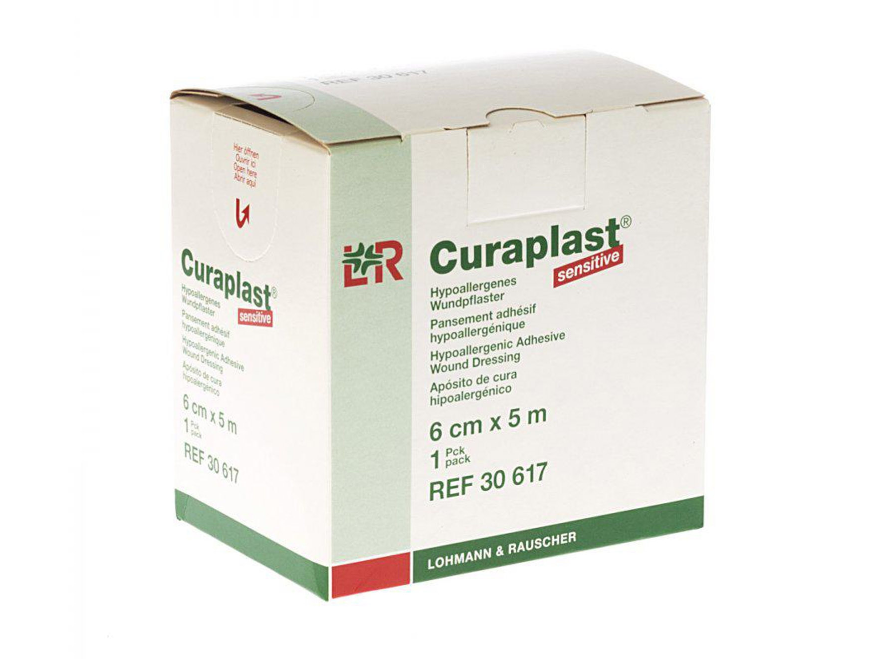 Curaplast® sensitive - op rol - 6 cm x 5 m - 1 st