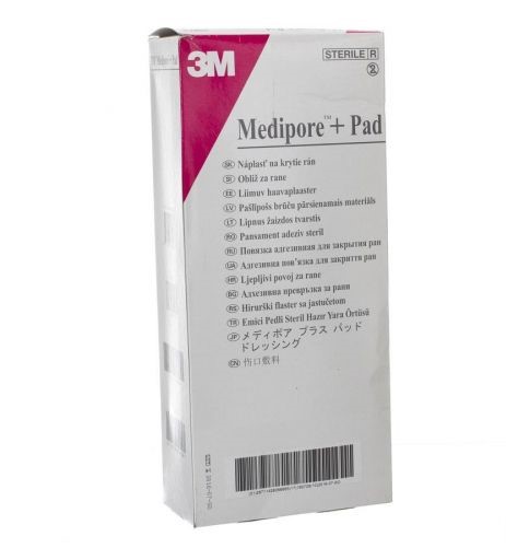 3M™ Medipore™ + pad - 10  x 25 cm - 1 x 25 st
