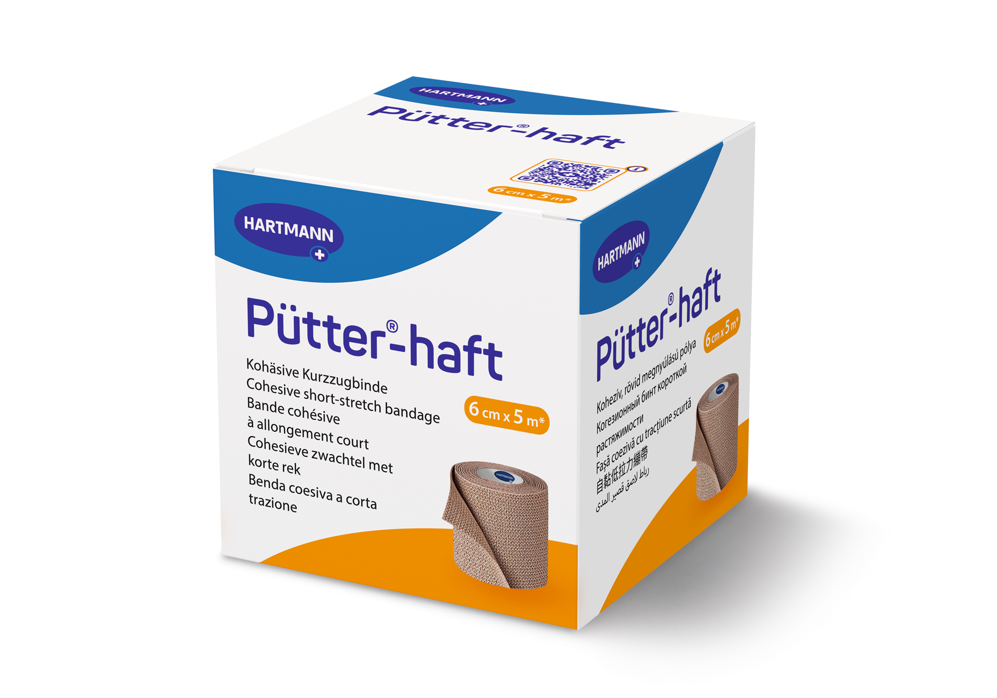 Putter-Haft cohesieve korte rek zwachtel