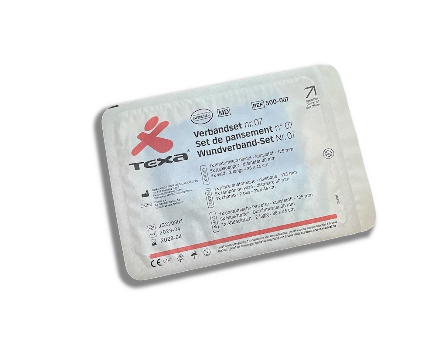 Texa® verbandset 7 - steriel - 1 x 50 st