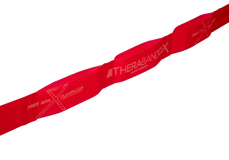 THERABAND®  Consecutive Loops CLX - 22 m - rood