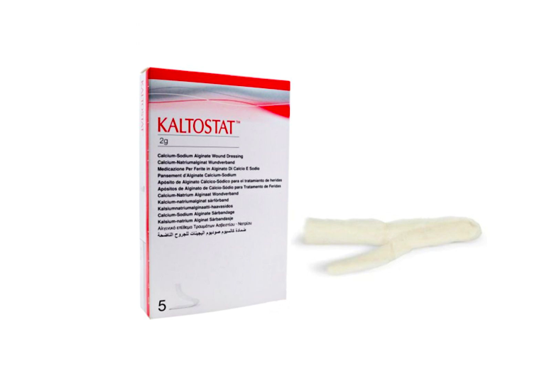 Kaltostat® pansement pour cavité - stérile - 2 gr - blanc - 5 pcs