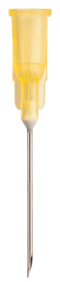 Agani™ naalden - 20G x 1,5" - geel - 100 st