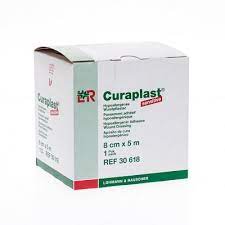 Curaplast® sensitive - op rol - 8 cm x 5 m - 1 st