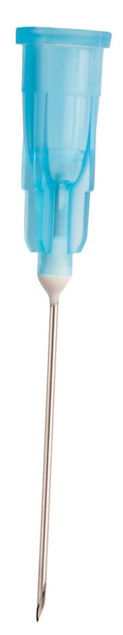 Agani™ naalden - 23G x 1,1/4" - blauw - 100 st